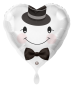 Preview: Folienballon - Bräutigam! - ø 43cm